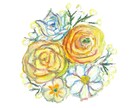 思いを届ける花束を描きます あなただけの花束を描きます　(データ納品/原画も可) イメージ1