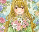 ラフ画の修正無料☆かわいい目を引くイラスト描きます リピーター多数！商用利用可！丁寧なやりとりを心がけています♪ イメージ5