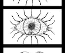 緻密なペン画イラスト承ります ダークメルヘン、お洒落系なテイストが得意です。 イメージ4