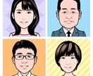 先着3名様限定価格！ポップな似顔絵制作承ります 名刺やホームページ、SNS用アイコン等がポップな印象に！ イメージ3