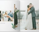 結婚式・前撮り写真でオーダーメイドアルバム作ります 結婚式の写真を美しいウェディングフォトアルバムに イメージ6