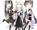 高クオリティの立ち絵を制作します TRPG/コテキャシート/立ち絵に使えるイラストを制作します イメージ3