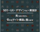 ブランドと戦略を活かすサイトをつくります サービスを予算やご要望に合わせて、変更することも可能です イメージ3