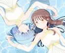 爽やか可愛い歌ってみた用イラスト描きます 動画映えする明るい絵が得意です！簡単なアニメーションも◯ イメージ4
