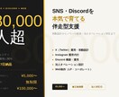 8万人超の実績でSNS・Discord運用します ゲーム系～ビジネス系まで幅広く対応します イメージ1