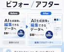 AI生成画像を編集データ化します PSD/ai/Figma等で修正しやすく整えます イメージ7