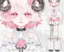 高精度・高複雑度Live2DVモデル制作します 立ち絵からモデリングまで一貫対応無制限修正・商用利用可 イメージ8