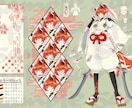 キャラデザ、立ち絵お描きします 自分だけのキャラクター立ち絵作ってみませんか？ イメージ4