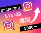 インスタグラムのいいねを5000増やします Instagramで衝撃のコスパで保証付き！ イメージ6