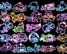 VTuber様等のサイン格安で考えます 御要望のイメージを最大限に詰め込んだサインを作成します イメージ1