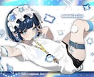 歌ってみた立ち絵キャラデザイラスト等描きます ロリータ地雷系得意！衣装デザインもします！ イメージ2