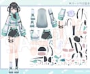 立ち絵や一枚絵、ミニキャラ等を描きます 可愛く且つ綺麗めのイラストを描きます イメージ3