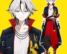 LIVE2D用のパーツ分けイラストを作成致します 魅力的なキャラになりたい方必見！デザインから制作も可能です！ イメージ6