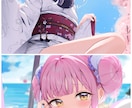 Vtuber!記念グッズ、サムネ用一枚絵を描きます 記念、配信、グッズ、サムネイル、歌ってみた動画に！ イメージ3