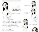 韓国風な女の子描きます おしゃれで柔らかい雰囲気♡各種SNSの印象UPに最適です！ イメージ2