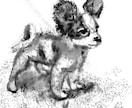 墨で描いたようなイラストを描きます 白黒の墨で描いたようなイラストがほしい方へ イメージ1