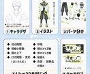 Vtuberデビューに必要な全行程制作します あなたのキャラに命を吹き込むお手伝い！ イメージ2