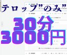 爆速納品！YouTubeなどのテロップ入れます AIを駆使して現役大学生が格安、爆速で納品します。 イメージ1