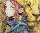 線画、塗り絵などに色鉛筆でアナログ彩色をしています 色鉛筆ならではの柔らかで優しい彩色を得意とします イメージ6