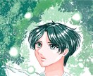 顔から胸あたりまでのイラストを描きます 中性的、綺麗め、ミステリアスな絵を描きます。 イメージ4