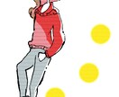 印刷可能■オシャレで色鮮やかな似顔絵描きます パッと目を惹くポップな色がお好きな方へオススメです! イメージ3