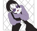 お写真を元におしゃれな線画イラスト制作します Twitter、InstagramなどSNSの使用に イメージ2