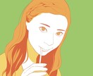お値下げ中！オシャレに似顔絵描きます アイコンや名刺にオススメ☆★オシャレなカラーリングの似顔絵 イメージ3