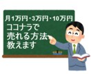 2020年版　ココナラで月10万売れた方法教えます ココナラで売れるサービスになった方法を教えます イメージ1