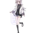 立ち絵描きます 可愛い女の子のキラキラした立ち絵描きます イメージ2