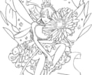 完全手描き！繊細オーダーメイドのロゴ作成承ります あなたの情熱から、絵本のような繊細で美しいロゴが生まれます。 イメージ1