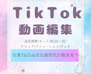 TikTok動画編集承ります TikTok動画編集します|長期依頼多数|修正3回まで無料| イメージ1