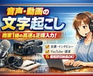 音声・動画の文字起こしします 商業1級の速さで正確に文字起こし！ イメージ1