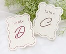 Wedding｜韓国風 テーブルナンバー作成します ナチュラルウェディングに合うペーパーアイテム／印刷まで イメージ4