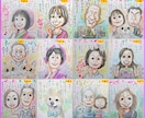 そっくりでかわいいポエム似顔絵描いてます プロの手描き水彩画一点物！世界で１枚＆デジタルやAIに無い趣 イメージ6