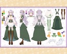 Live2Dモデル制作いたします 商用利用込み/修正無制限/キャラデザ～パーツ分けまで可能！ イメージ8