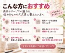 商品・サービスのセールス文章を作成します 商品の魅力を整理し、購入・申込みにつながる流れで作成します イメージ4