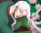 耽美・クールな男性キャラの厚塗りイラスト制作します SNSアイコンなどに使える厚塗りイラスト、立ち絵の制作 イメージ3