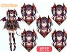 LIVE2D用パーツ分けイラストを作成いたします 高可動域モデル（２００パーツ越え）のパーツ分けにも対応！ イメージ3