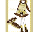 コーディネートイラストを描きます キャラに似合いそうな服や、あなたの服装をイラスト化します! イメージ5