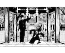 楽曲サムネやジャケットデザイン、1枚絵など描きます 世界観重視｜MV・PV・グッズ向けモノクロイラスト制作 イメージ5