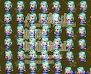 RPGツクールMZ・MV規格の歩行ドット作ります ＲＰＧツクールＭＺ・ＭＶ用のオリジナル歩行ドット作成 イメージ10