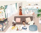 物語が感じられる一枚絵を描きます あなたの「伝えたい」場面を色鉛筆調の柔らかn色調で演出します イメージ4