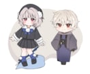 ふんわりかわいいデフォルメイラスト描きます 商用可能！配信活動、グッズにどうぞ！◾️納期短くなりました！ イメージ3