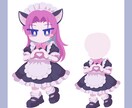 Vtuber向け！量産デフォルメイラスト制作します アイコン、おはV、サムネ、グッズにもピッタリ イメージ2