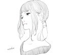 おしゃれな女の子のイラストを制作いたします CDジャケット、雑誌、広告、書籍などのイラストをお求めの方に イメージ1