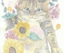 ふんわりとした水彩でペットのイラストを手描きします アイコン、待ち受けやプレゼントにも、かわいい透明水彩の絵を イメージ8