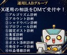 X運用の投稿から収益まで改善サポートします 今どこで詰まってますか？X運用のDM相談を受付中！ イメージ2