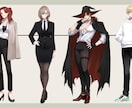 TRPG・ゲームで使える立ち絵を制作します キャラクターの性格やこだわりが伝わる一枚を イメージ3