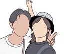 お気に入りの画像をオシャレに加工します！ます 友達、家族、恋人との写真をイラストにします！ イメージ1