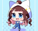 VTuber向けぷにぷにミニキャラ描きます 個人VTuberさんの配信やアイコンに使用できます！ イメージ3